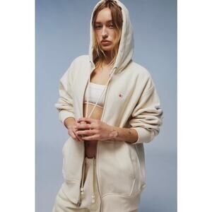 Champion Reverse Weave Zip Front Hoodie Sweatshirt UO Exclusive Oversized XL